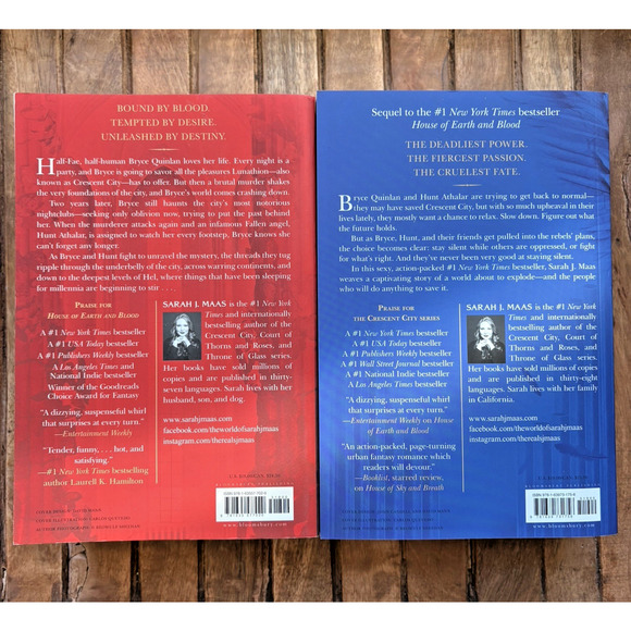 Crescent City Series Paperback Sarah J Maas Book 1 and 2 Fantasy - Picture 3 of 7